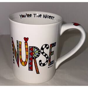 Our Name Is Mud Cuppa Doodle Nurse Mug Coffee Cup 16 oz Stoneware